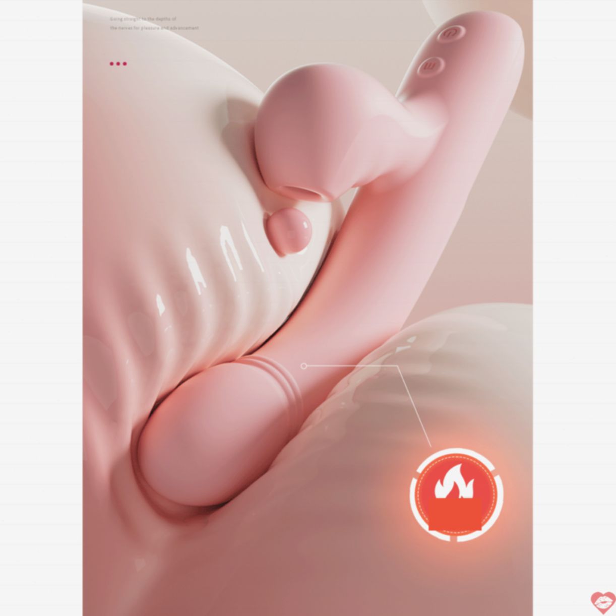 Dương vật giả Jiuuy Gummy Stick rung bú mút toả nhiệt kích thích điểm G siêu phê 