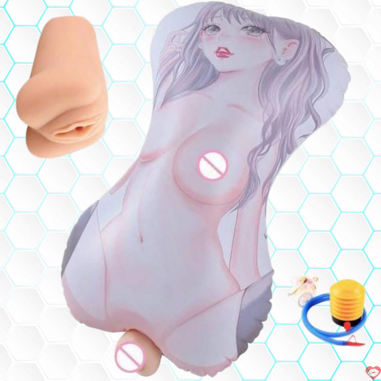 Gối bơm hơi âm đạo giả MGYR xúc cảm thật vị anime kích thích nam 