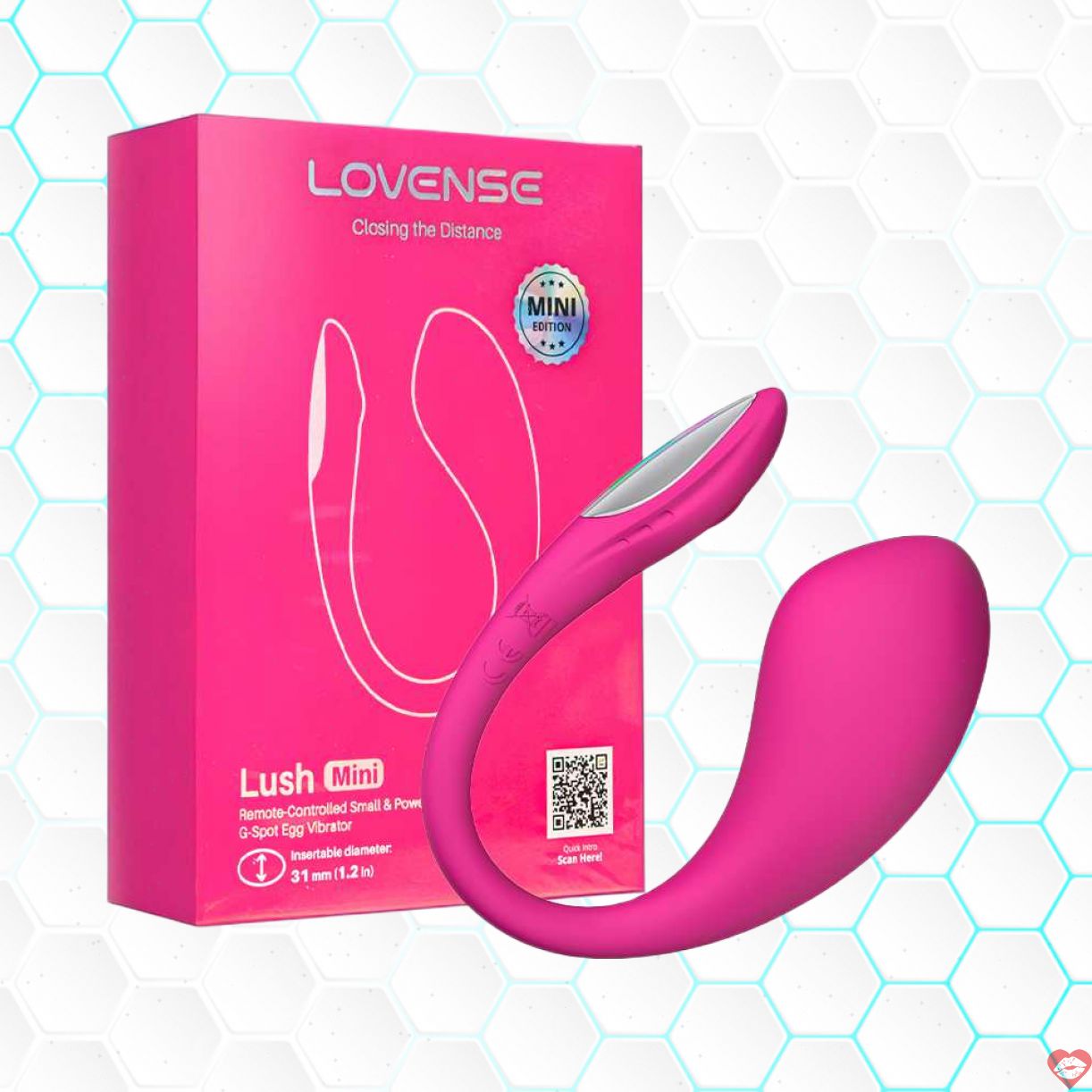 Trứng rung Lovense Lush Mini không dây, điều khiển app tiện lợi 