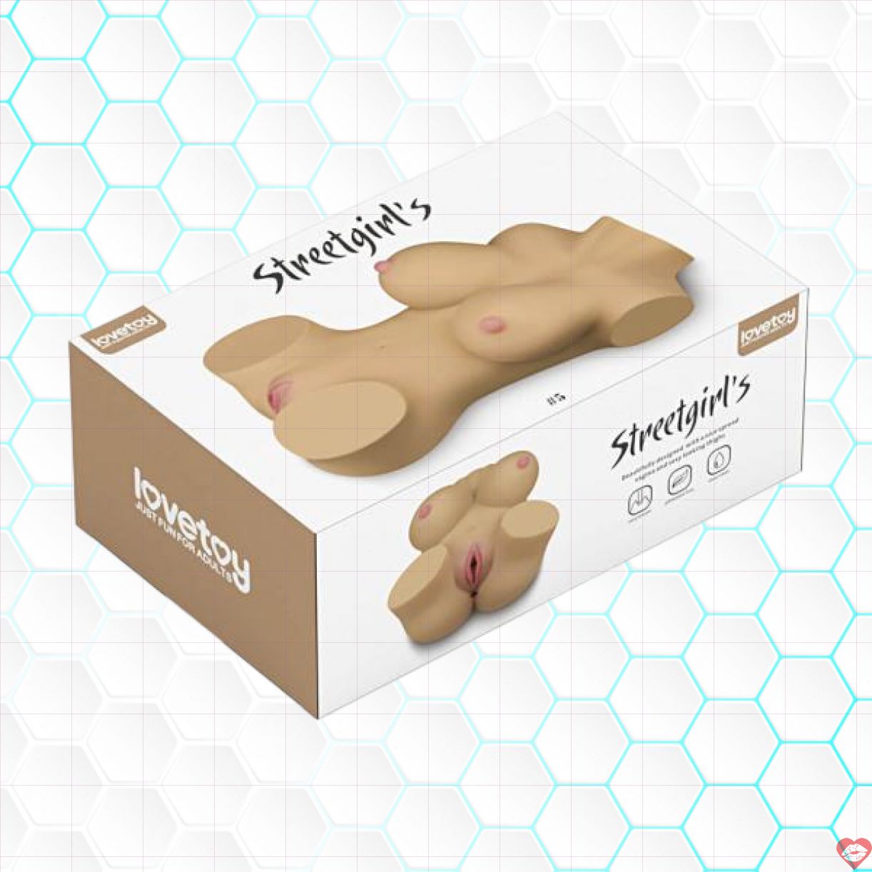 Búp bê Lovetoy Streetgirl bán thân 3 vòng Superskin siêu mềm 