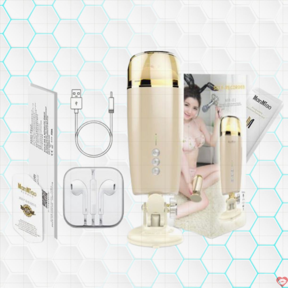 Âm đạo giả ManMiao MR-02 rung đa điểm tuyệt đỉnh trải nghiệm 