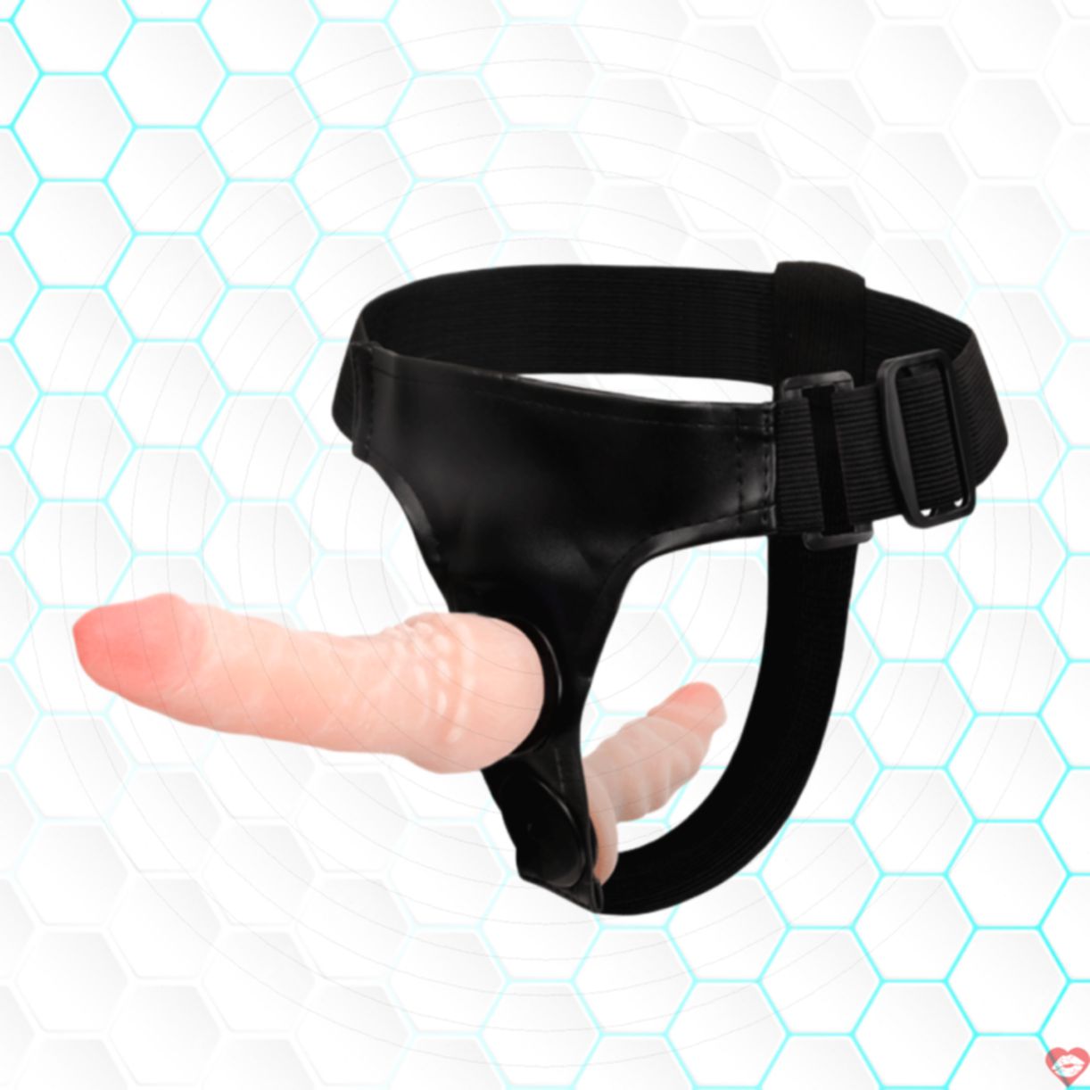 Dương vật giả hai đầu Baile Female Harness siêu mềm mại kích thích 