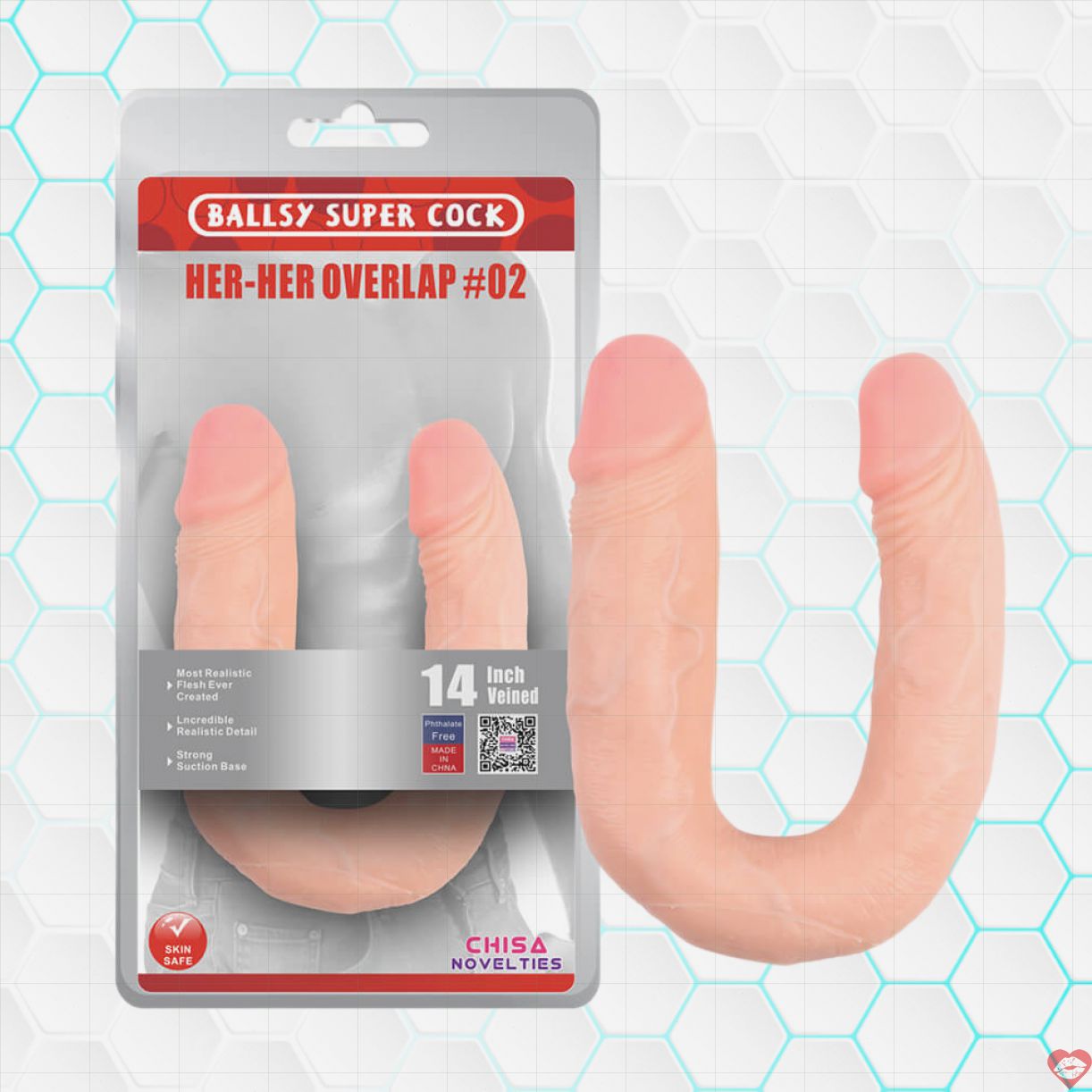 Dương vật giả 2 đầu Chisa Her-Her Overlap #02 Hàng chính hãng giá tốt 