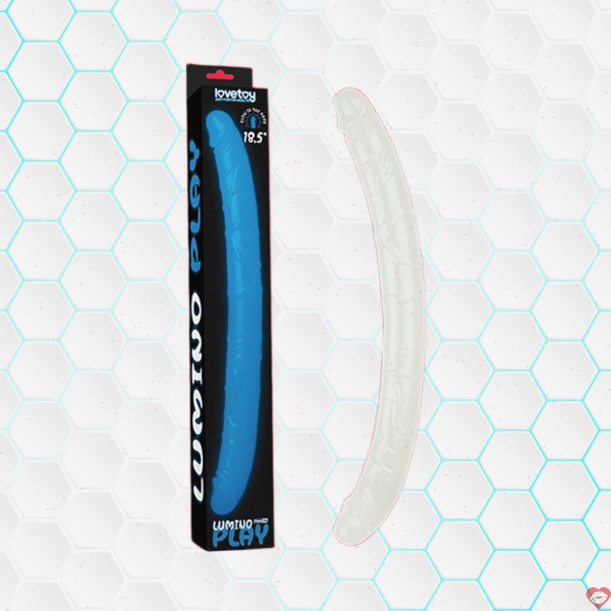 Dương vật giả Lovetoy Lumino Play 2 đầu 18.5 inch siêu thực 