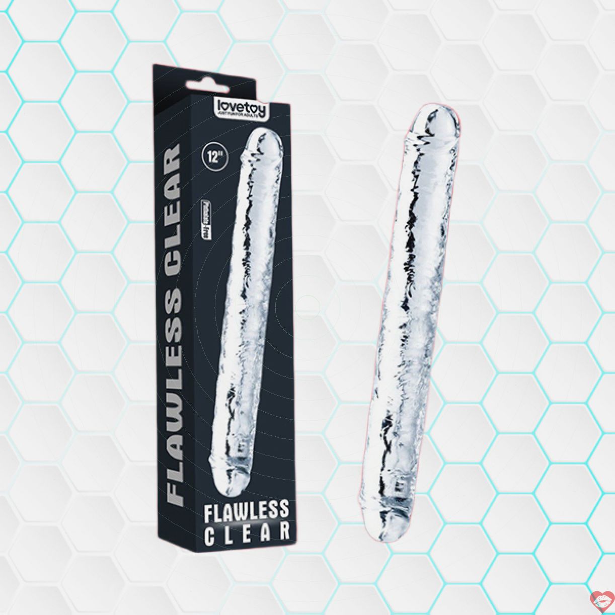 Lovetoy Dương Vật Giả 2 Đầu 12 Inch Clear Kích Thích Mạnh 