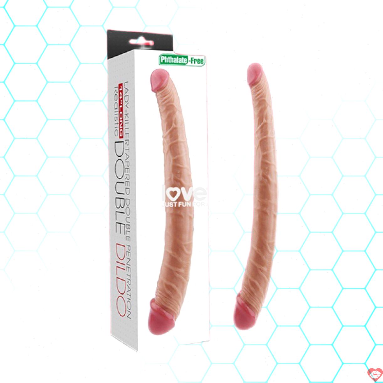 Dương vật giả 2 đầu Lovetoy King Size 14 inch chất lượng cao 