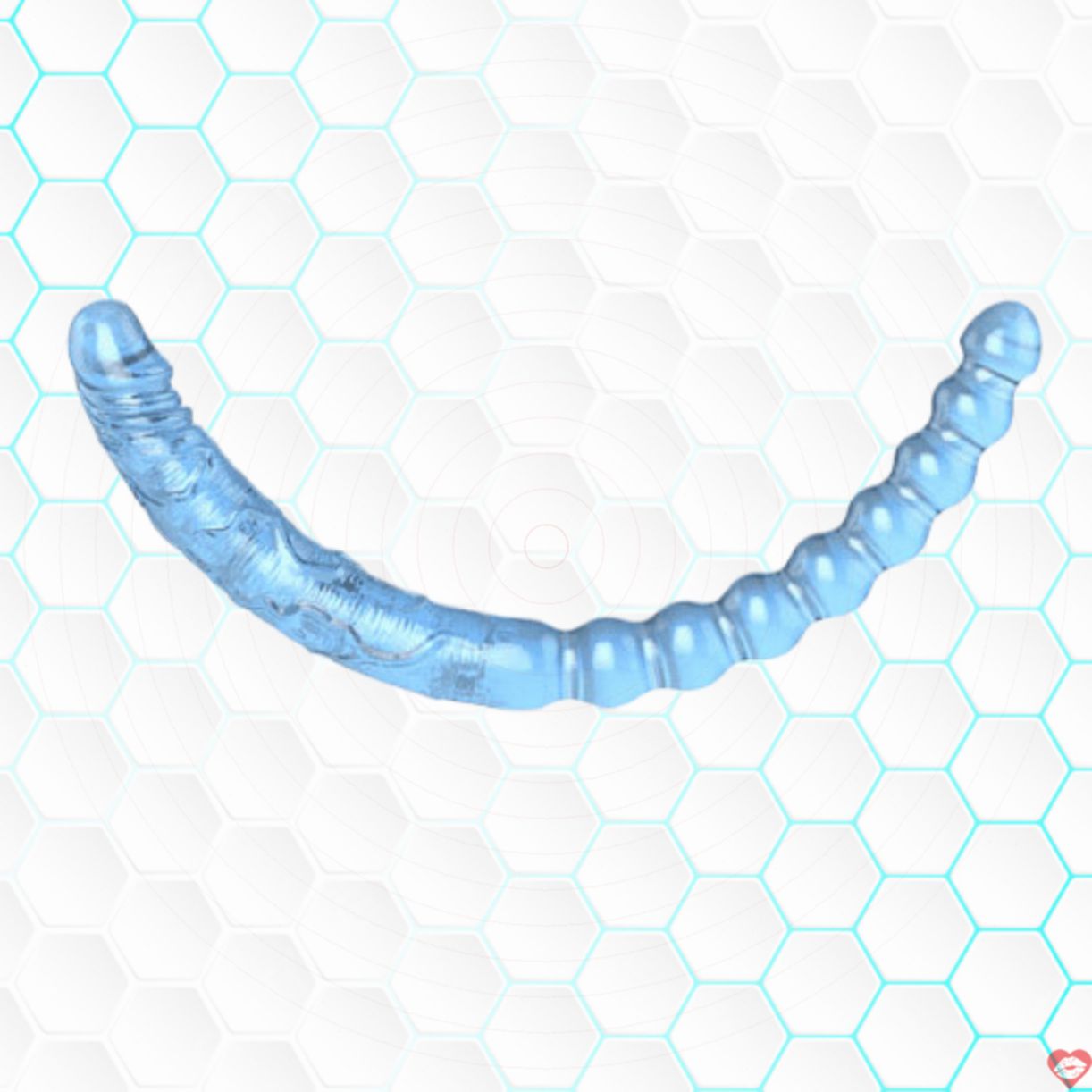 Dương vật giả silicon 2 đầu trong suốt 45cm cho les Aichao giá tốt 