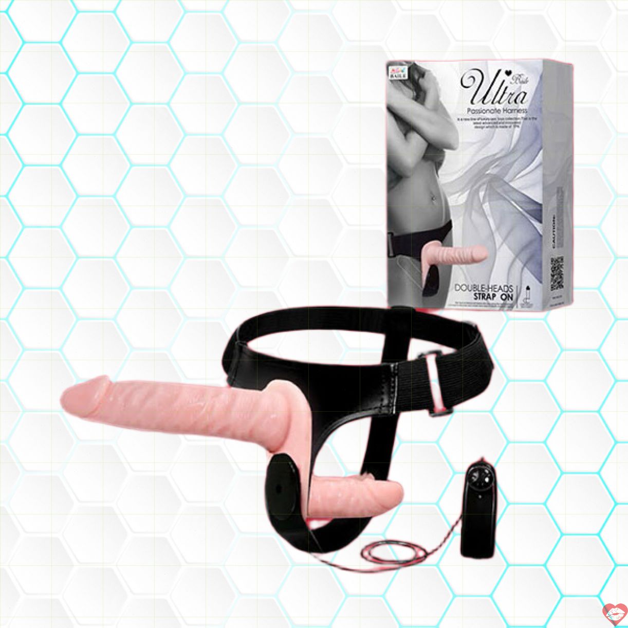 Máy thủ dâm 2 đầu gắn dây đeo Baile size nhỏ, cực đã 