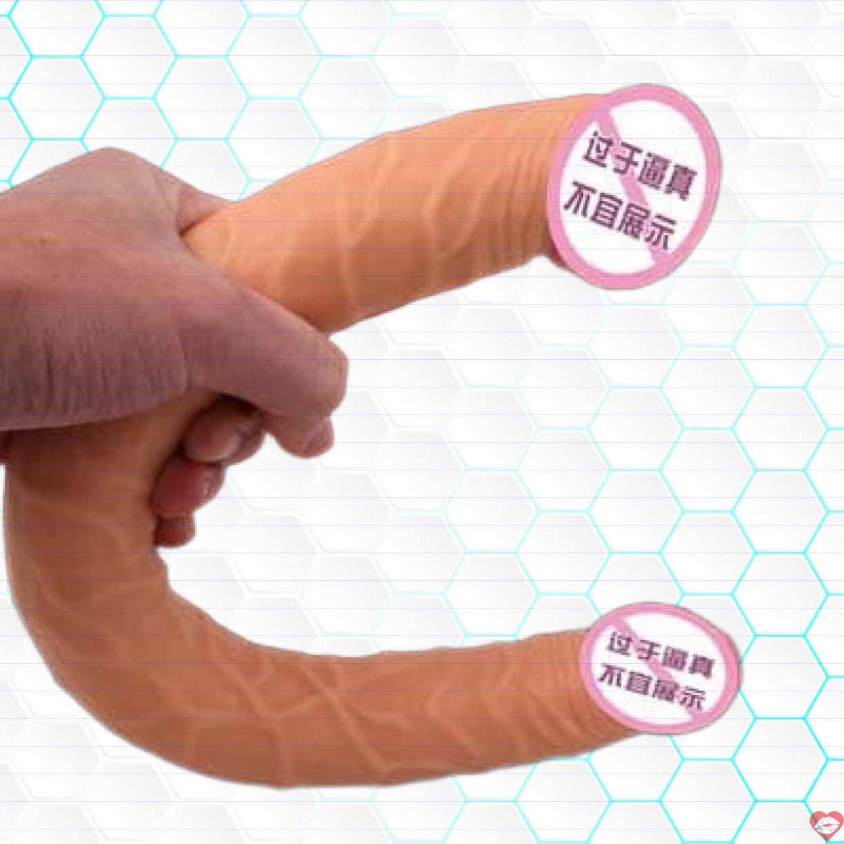 Dương vật giả 2 đầu King Tuner siêu thực, kích thích mạnh mẽ 