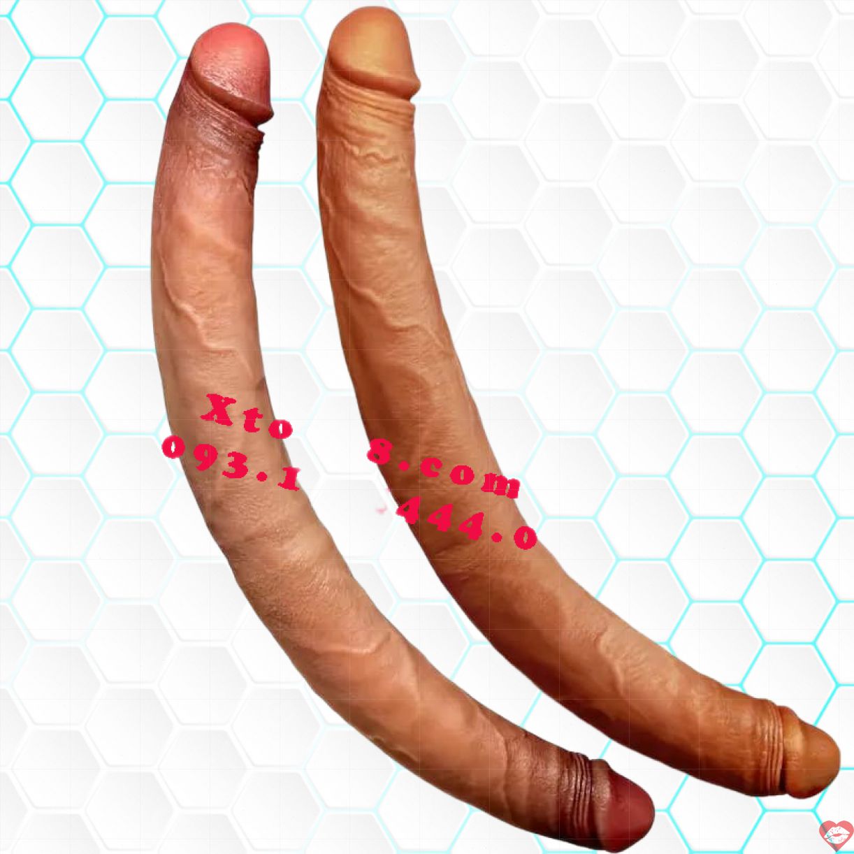 Dương Vật Giả 2 Đầu Mềm Mịn Siêu Thật Hàng Cao Cấp 