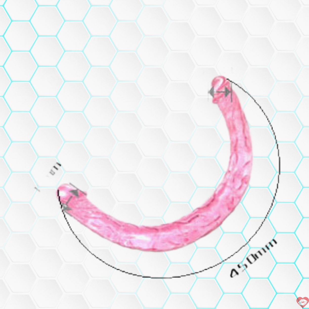 Dương vật silicon mềm dài đôi đầu kích thích cho cặp đôi les 