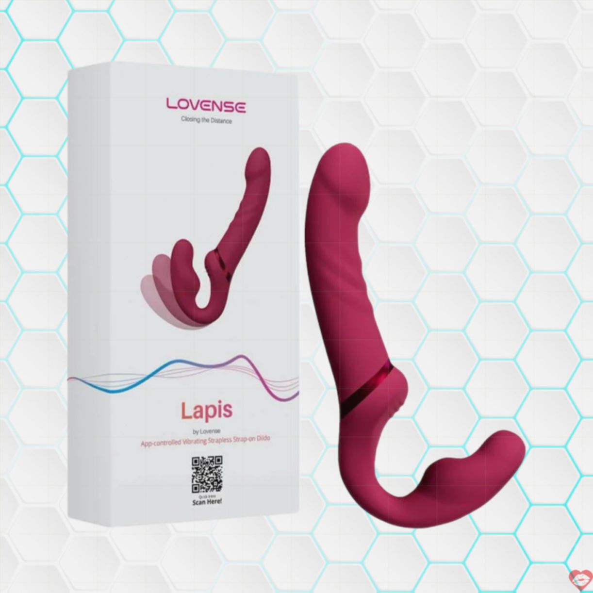 Lovense Lapis Dương Vật Giả Hai Đầu Siêu Thật Kích Thích Tận Tình 