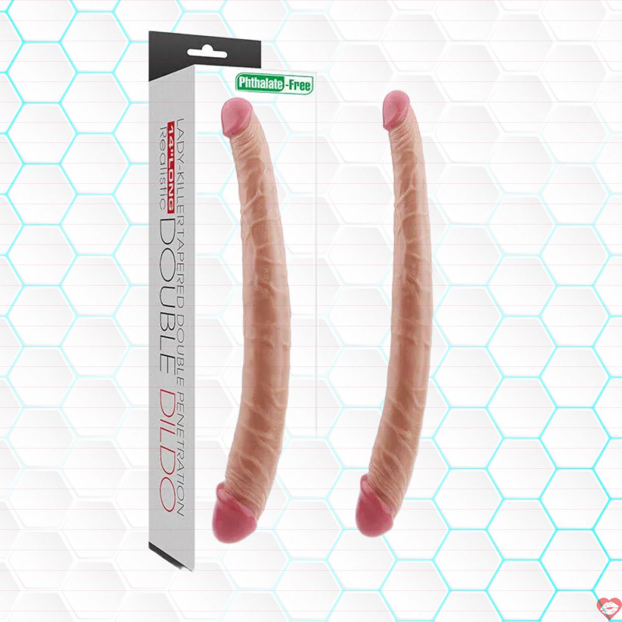 Lovetoy Double Dildo dương vật giả 2 đầu silicone cao cấp siêu mềm mại 