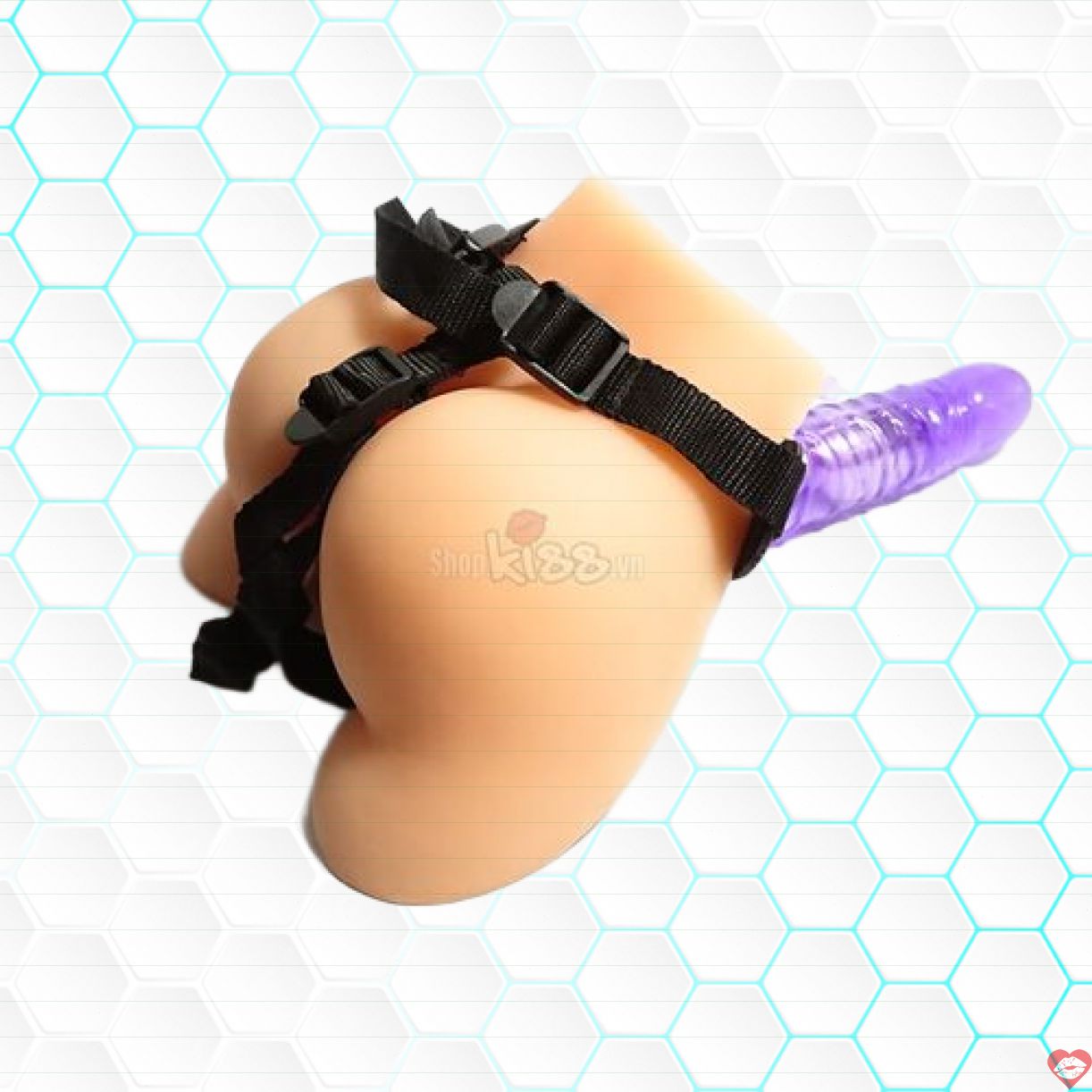 Dương vật siêu rung đeo Harness Rabbit Dong – Kích thích cực mạnh 