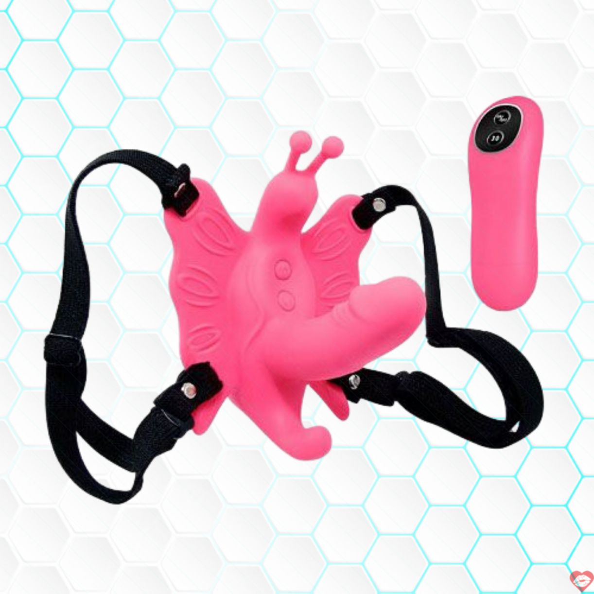 Dây đeo dương vật điều khiển từ xa Ultra Passionate, kích thích mạnh mẽ 