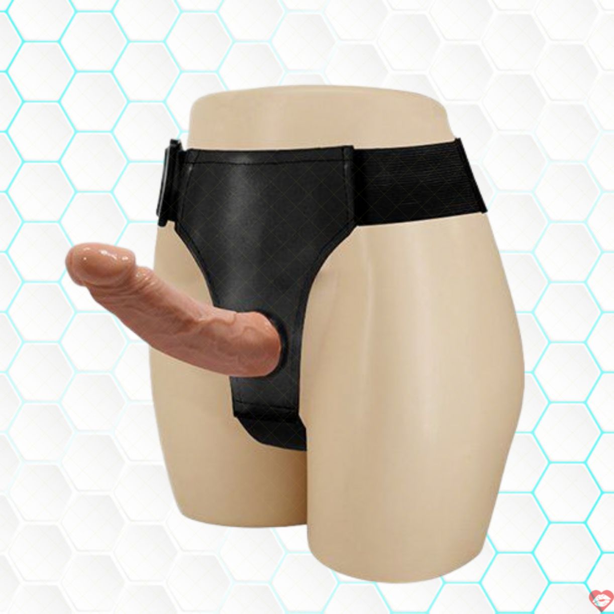 Đai đeo dương vật giả 2 đầu Les Baile Double Dildo Strap-On siêu bền 