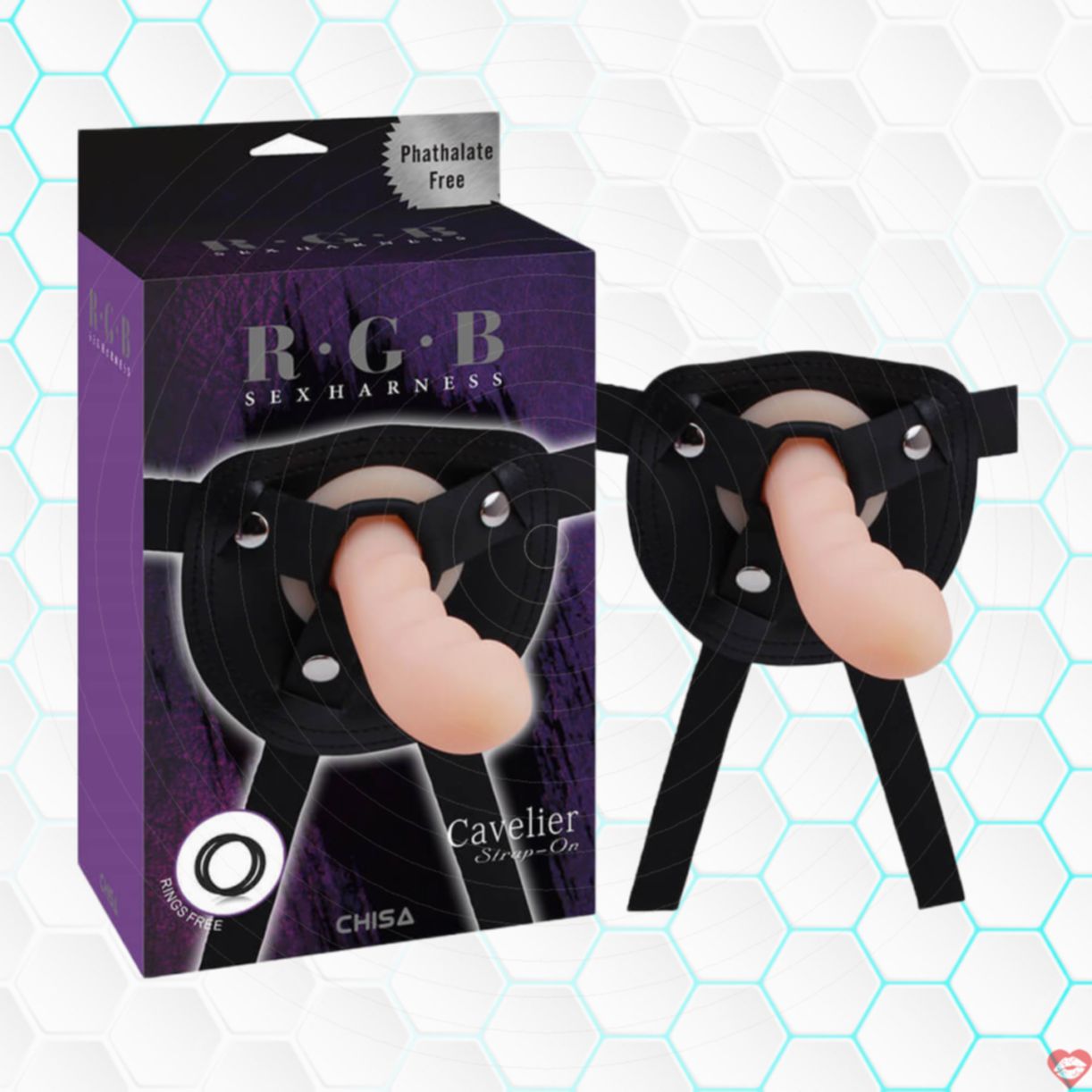 Dương vật giả dây đeo Chisa Cavelier Strap-on Nude - Siêu mềm mại, an toàn 
