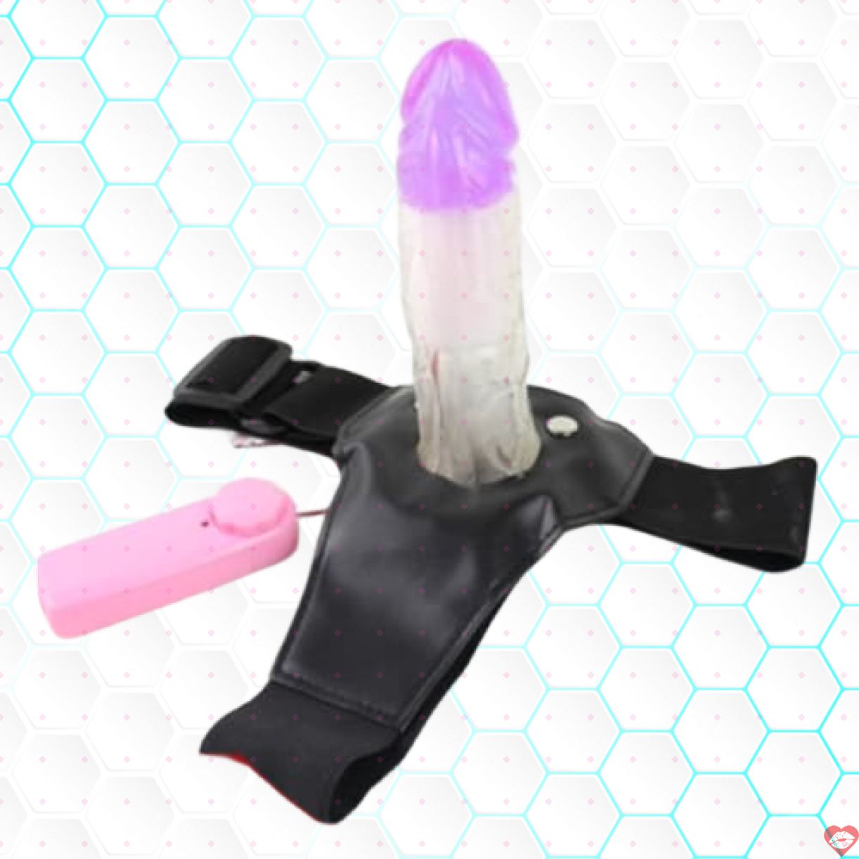 Nikibot Chim Giả Dây Đeo Rỗng Trong Suốt Rung Mạnh SHP1153 