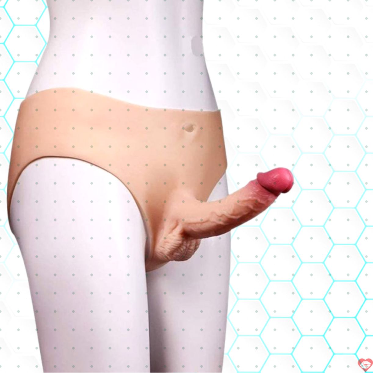 Máy Rung Dương Vật Giả Liền Quần JiuAI SHP1208 Đeo Thoải Mái 