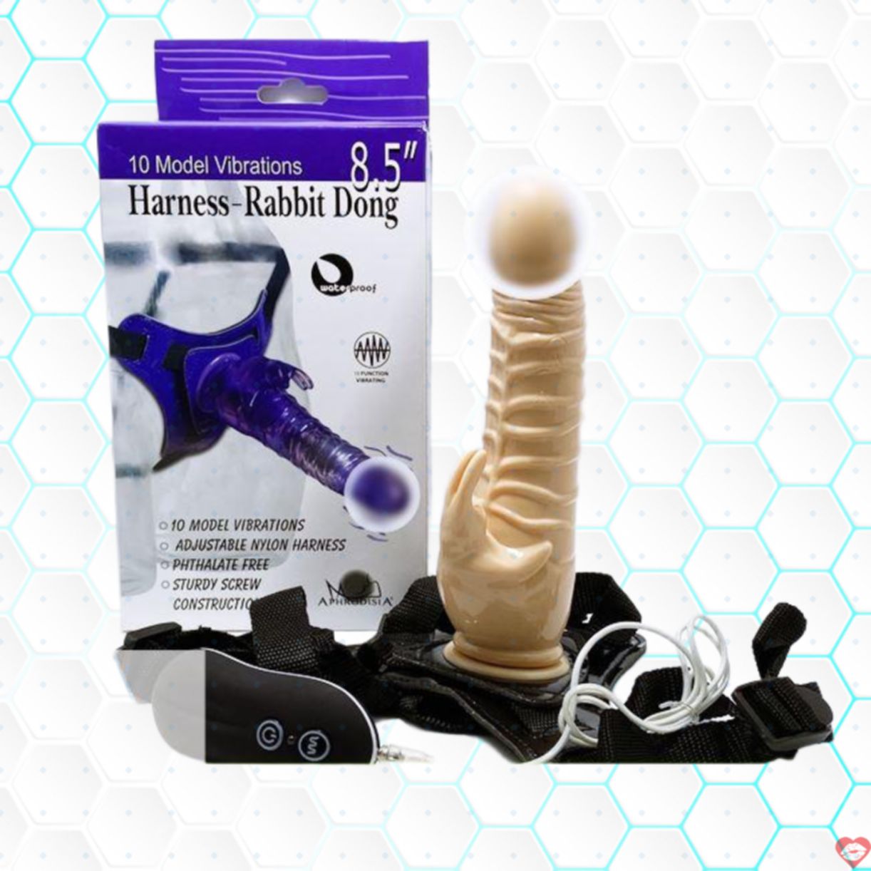 Dây đeo rung Les Harness Rabbit Dong tăng khoái cảm cực đỉnh 