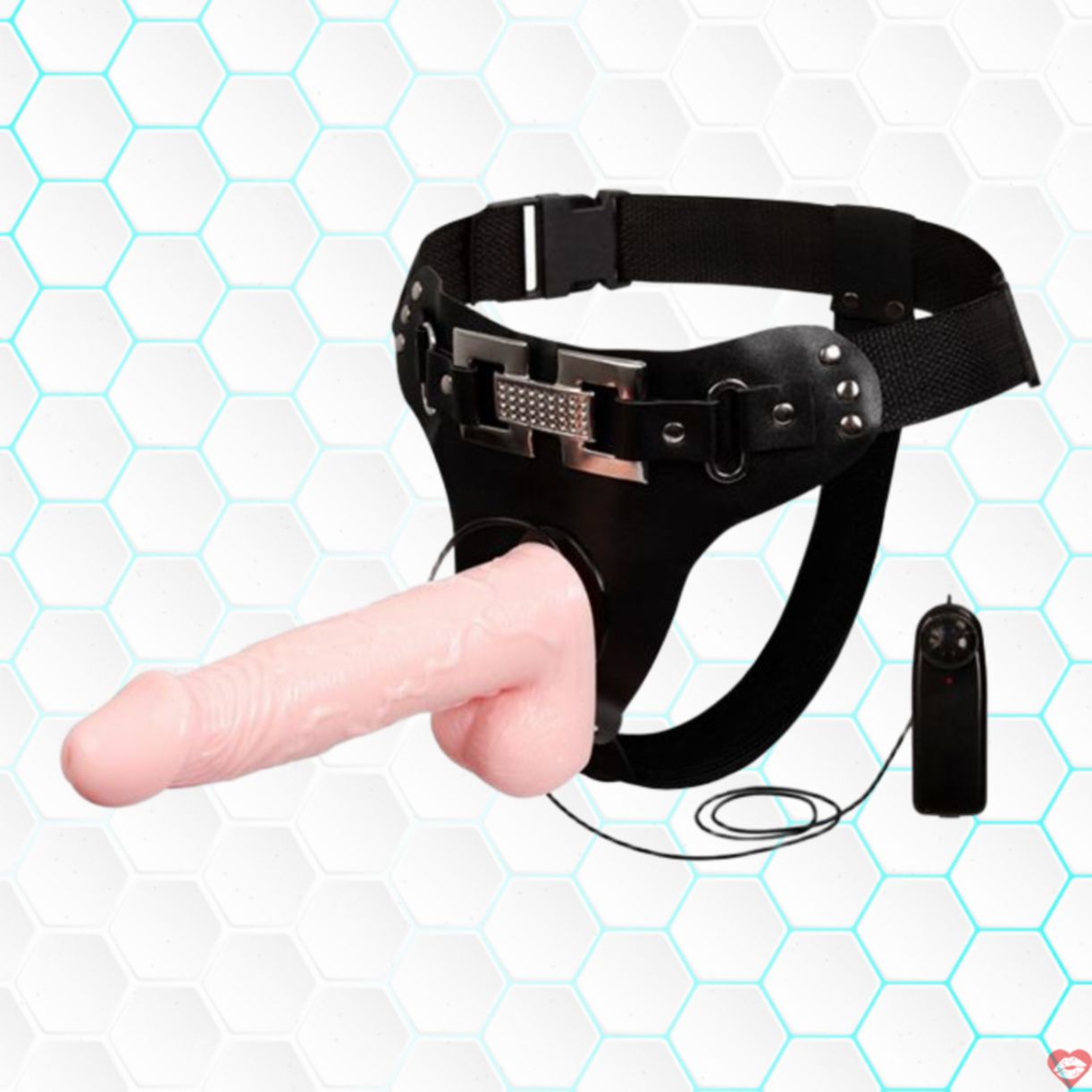 Máy rung dương vật giả dây đeo kích thích mạnh mẽ cao cấp 