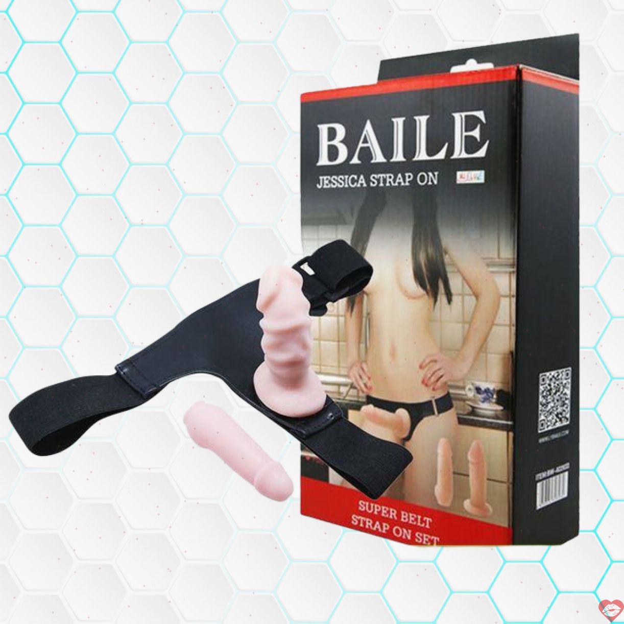 Dương vật quai đeo Jessica Strap On size nhỏ cho trải nghiệm tuyệt vời 