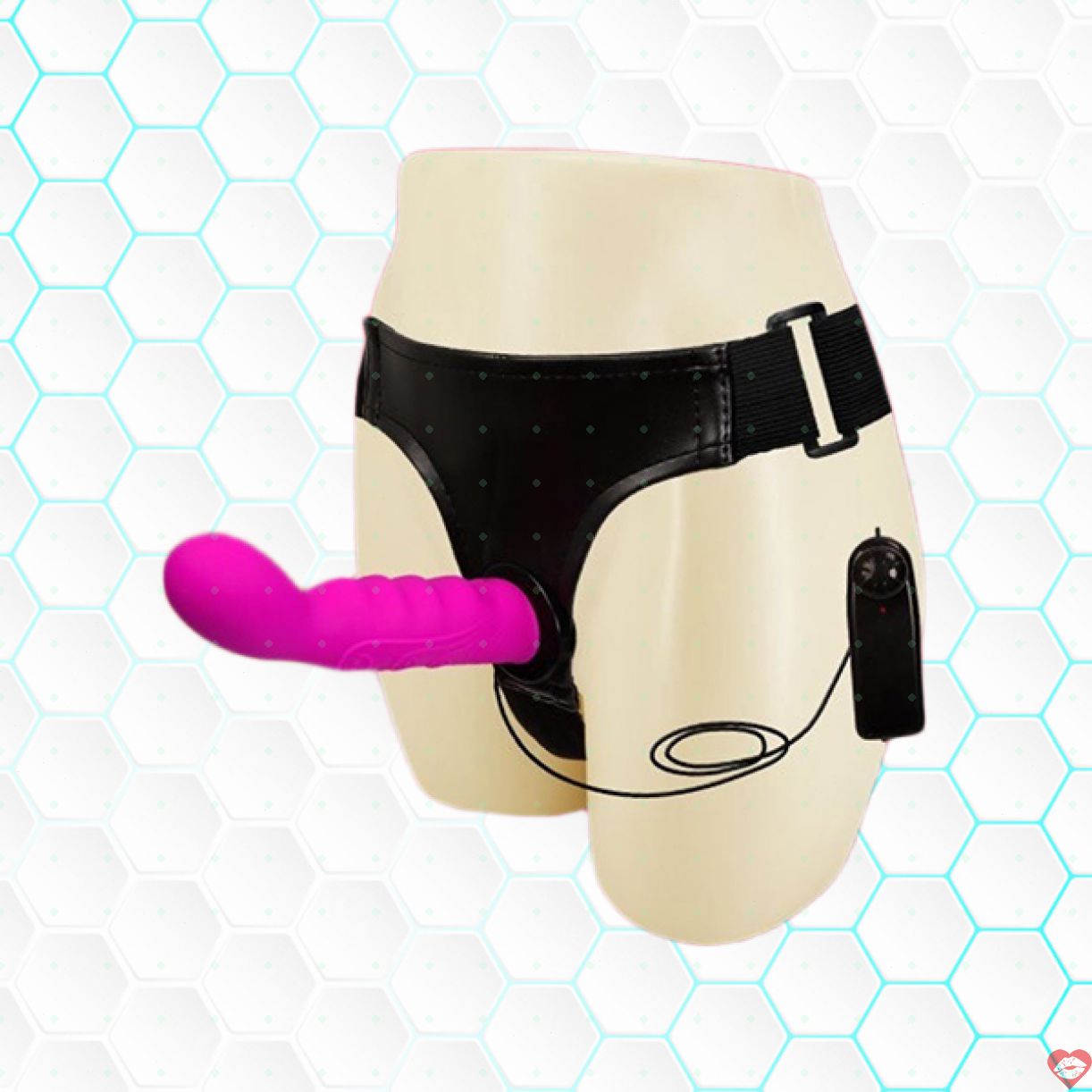 Baile Ultra Harness giả dương vật rung dây đeo cho les hấp dẫn 