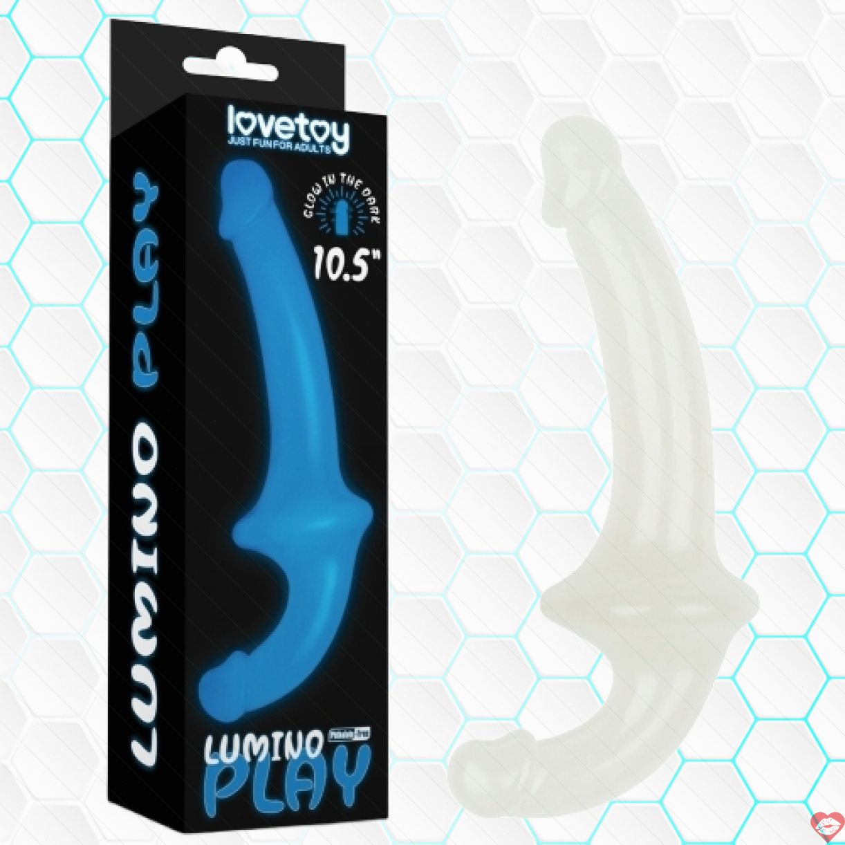 Dương vật Lovetoy Lumino 2 đầu trong suốt đa năng kích thích 