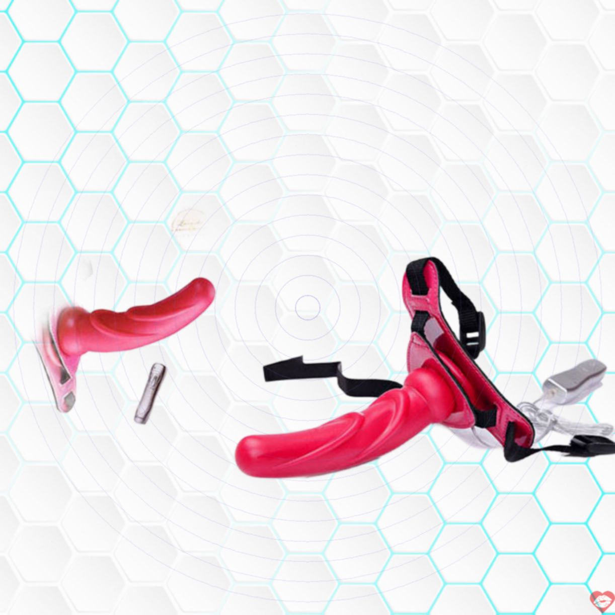 Dương Vật Giả 7 Chế Độ Rung Kèm Dây Đeo Siêu Thực - Loveaider 