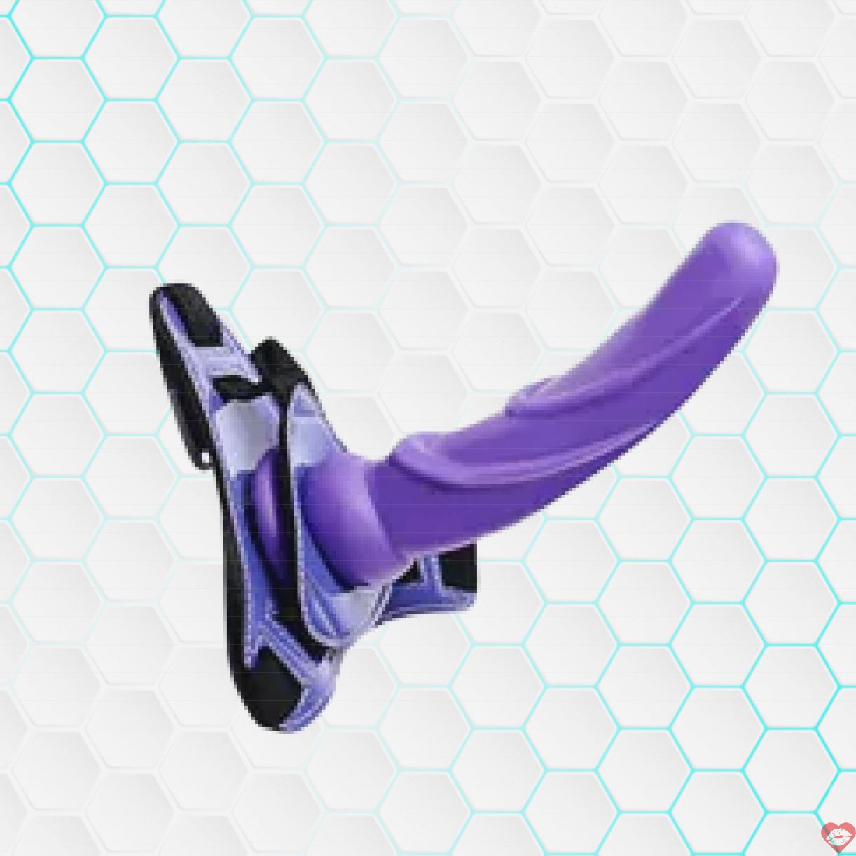 Dương Vật Giả Loveaider Tím Siêu Mềm Dây Đeo Thỏa Mãn 