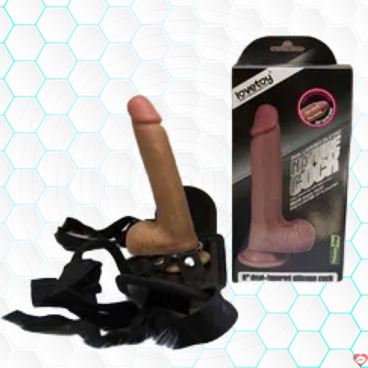 Dương vật giả dây đeo Lovetoy mềm mại tăng khoái cảm cực đỉnh 