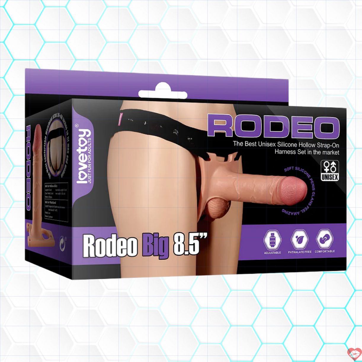 Dương vật giả dây đeo Lovetoy Rodeo 8.5 inch siêu thực giá tốt 