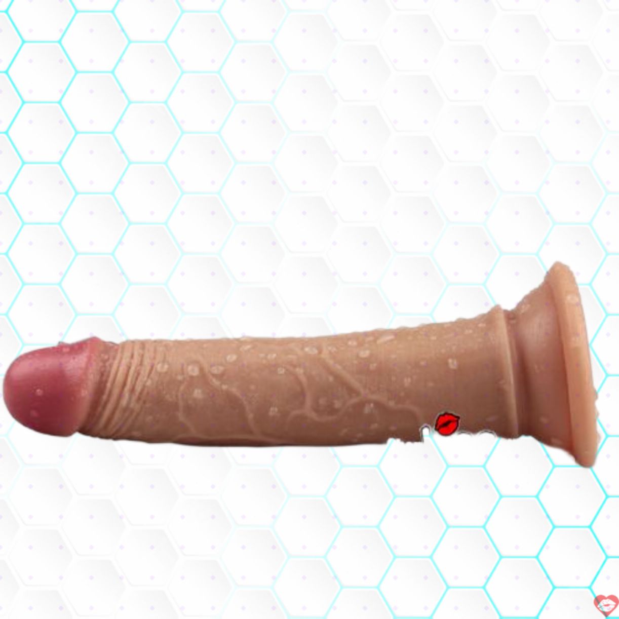 Dương vật gắn tường LoveToy siêu mềm mại uốn cong kích thích 