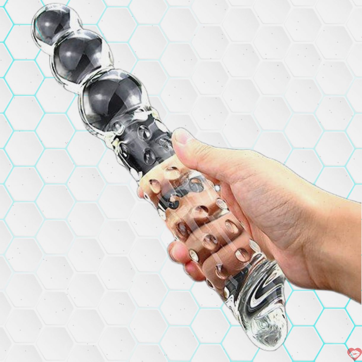 Thủy tinh 2 đầu dương vật giả cao cấp siêu kích thích mạnh mẽ 