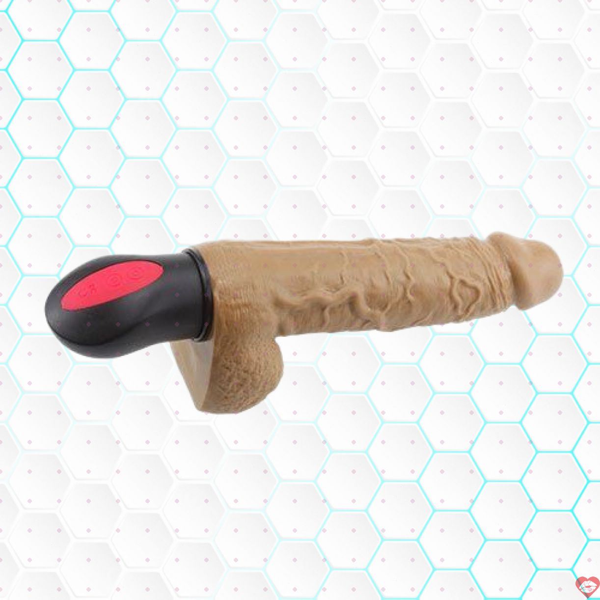 Máy rung dương vật giả siêu mềm có sưởi ấm kích thích 