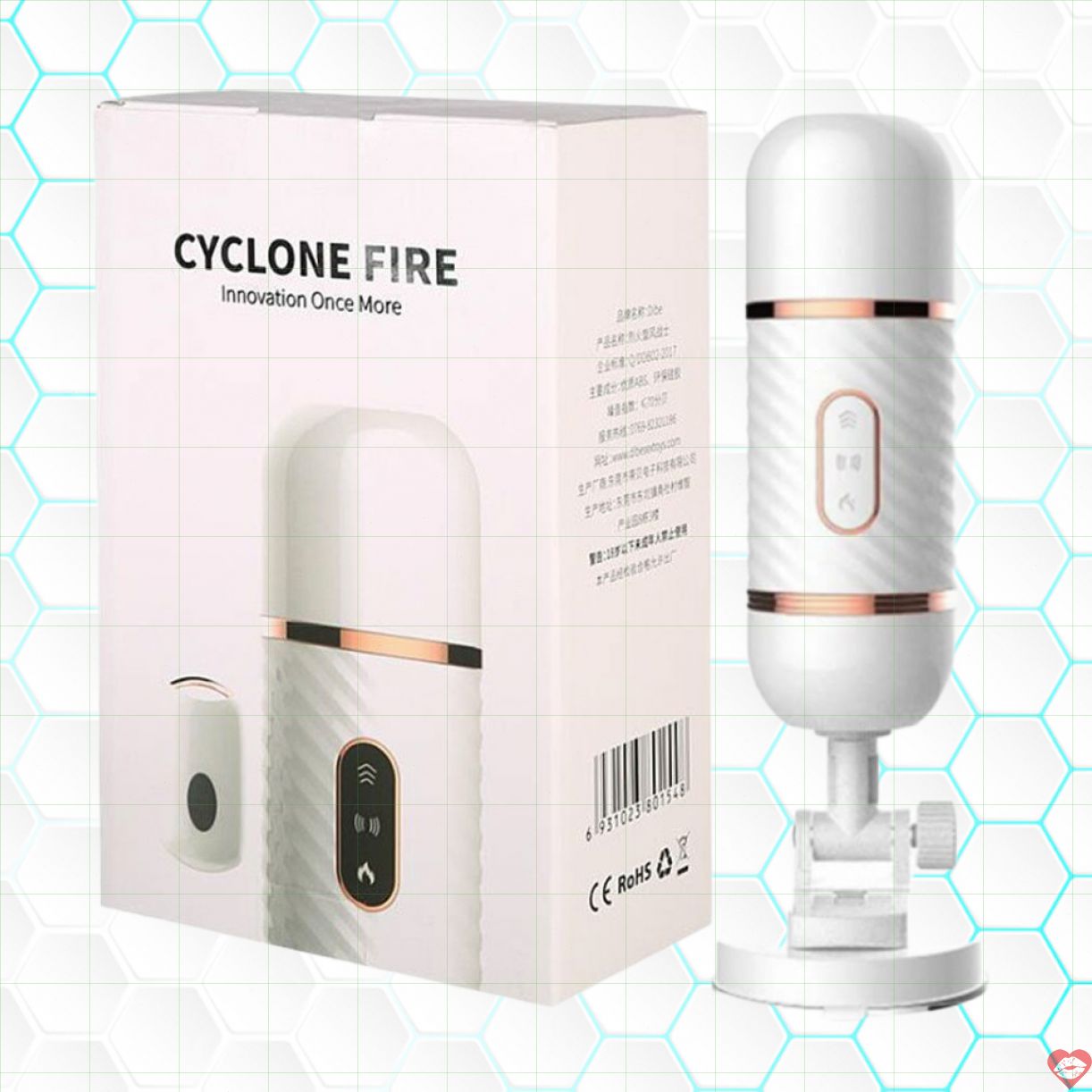 Dương Vật Giả Dính Tường Cyclone Fire Kích Thích Mạnh Mẽ 