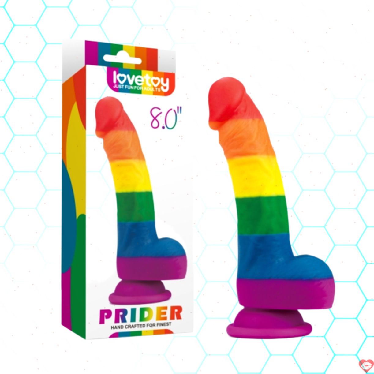 Dương vật giả Lovetoy Prider 8.0 dính tường, siêu chân thật, thêm khoái cảm 