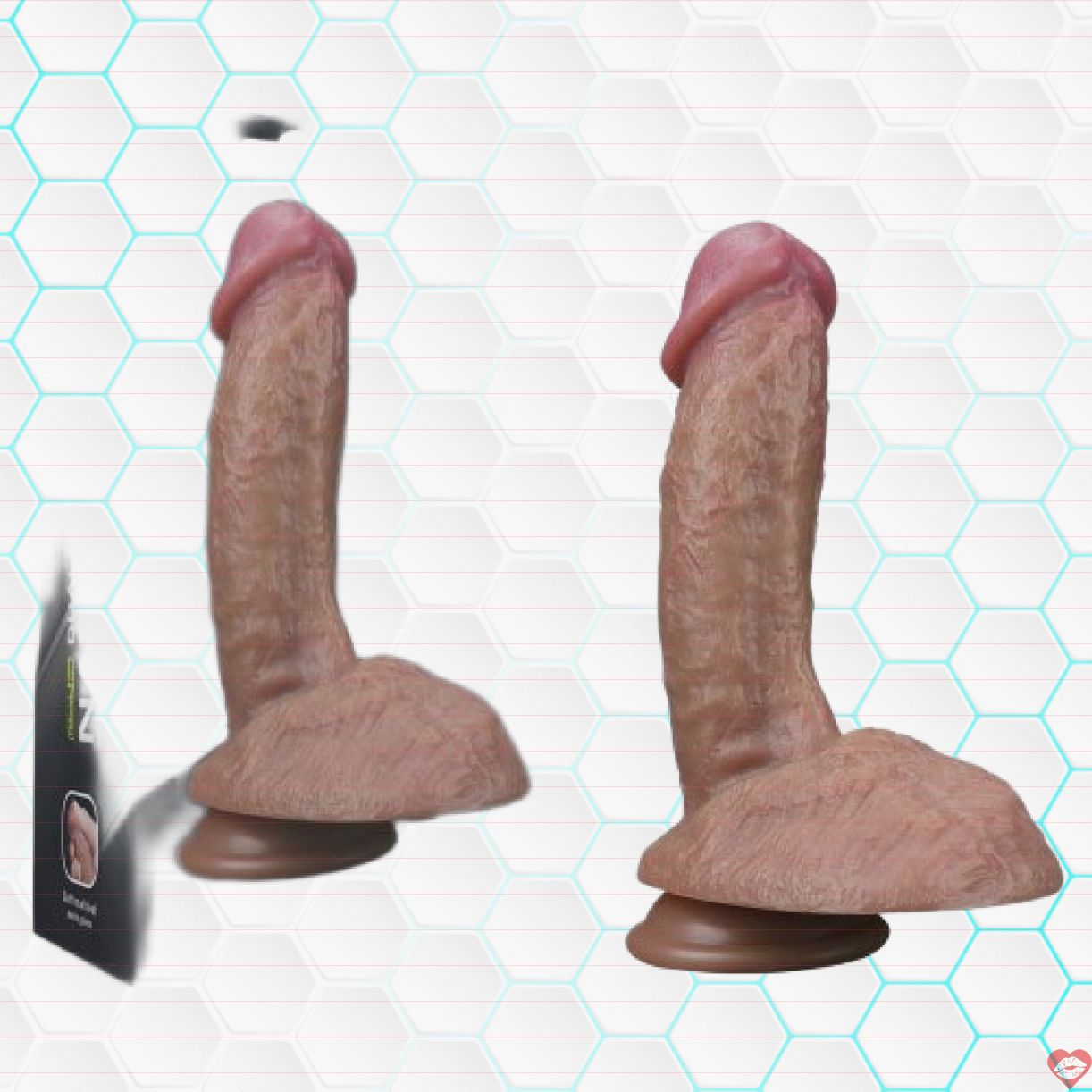 Lovetoy Nature Cock 2 lớp silicone dương vật giả chuẩn cực thật 