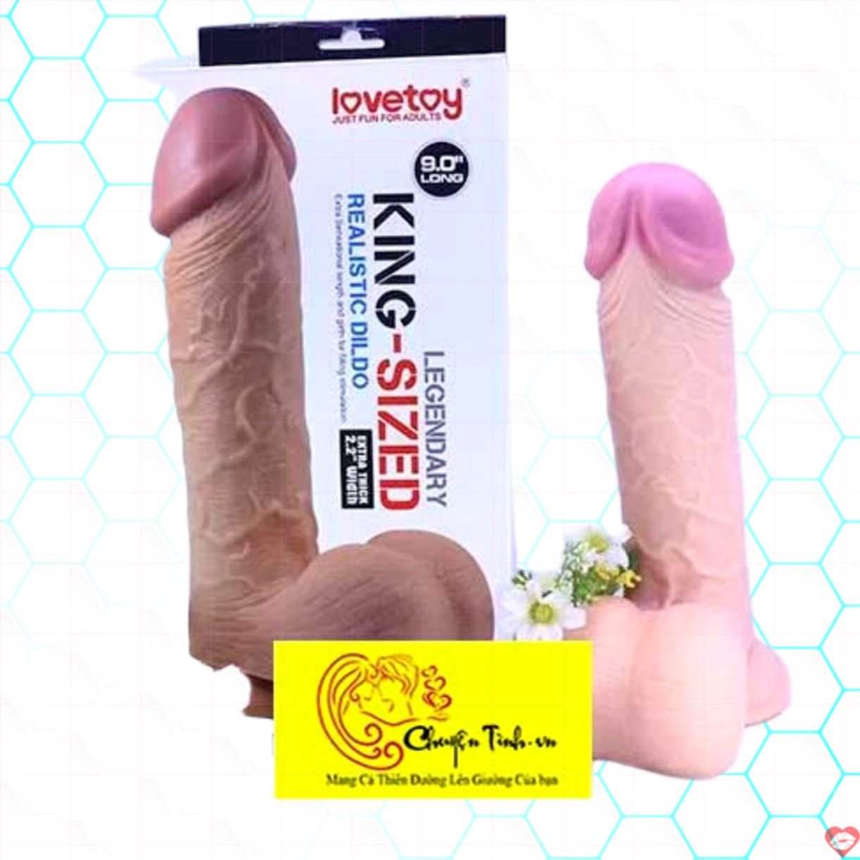 Dương vật giả Lovetoy King Big Size 5cm Trên Cả Tuyệt Vời 