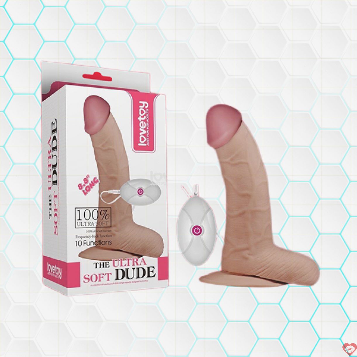 Lovetoy The Ultra Soft Dude 88 Inch - Dương Vật Giả Mềm Mịn, Tăng Khoái Cảm 
