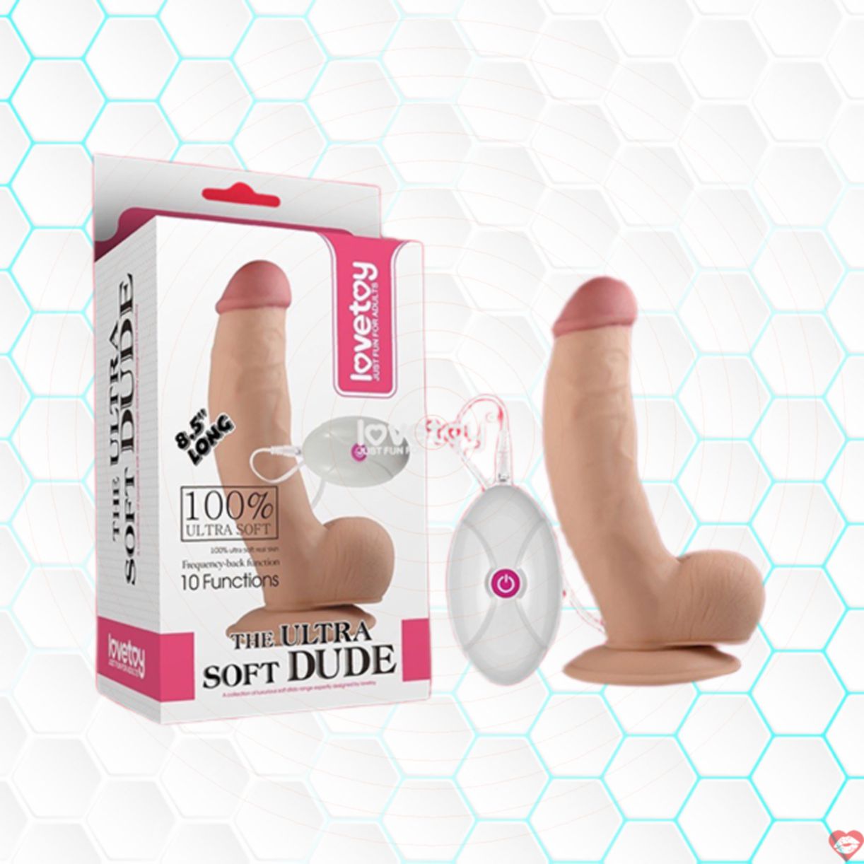 Dương vật giả Lovetoy Ultra Soft 85 inch rung mạnh, siêu mềm 