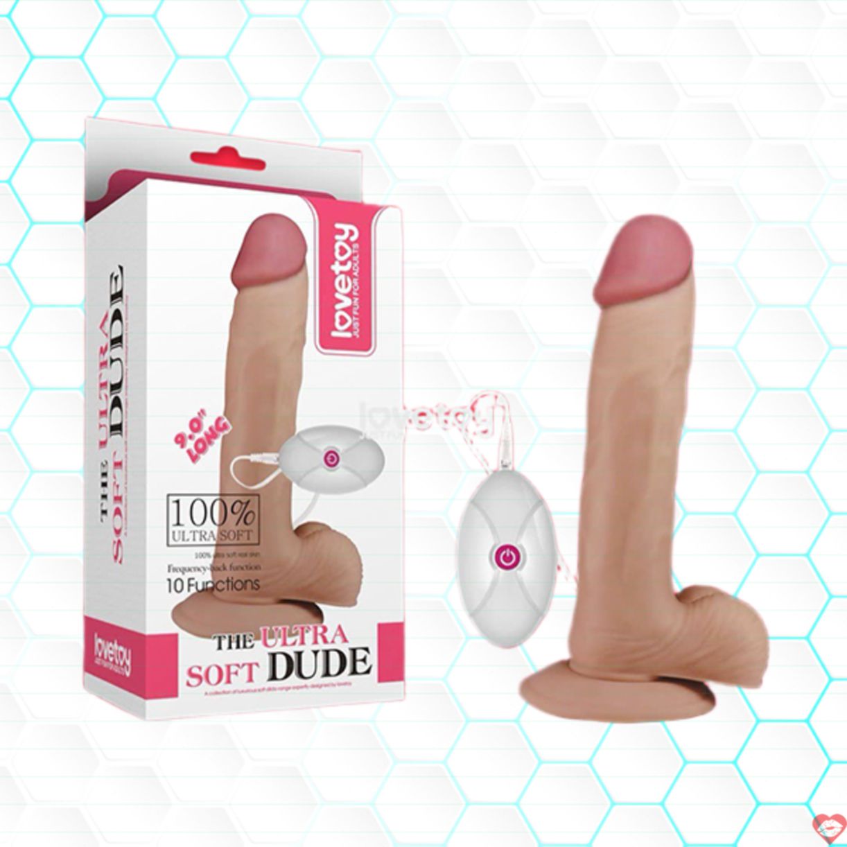 Lovetoy Ultra Soft Dude 9inch dương vật giả siêu mềm, dễ dùng 