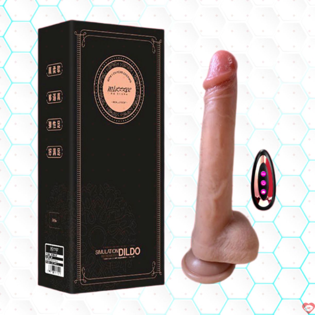 Máy thủ dâm Mizzzee điều khiển từ xa rung thụt tăng khoái cảm 