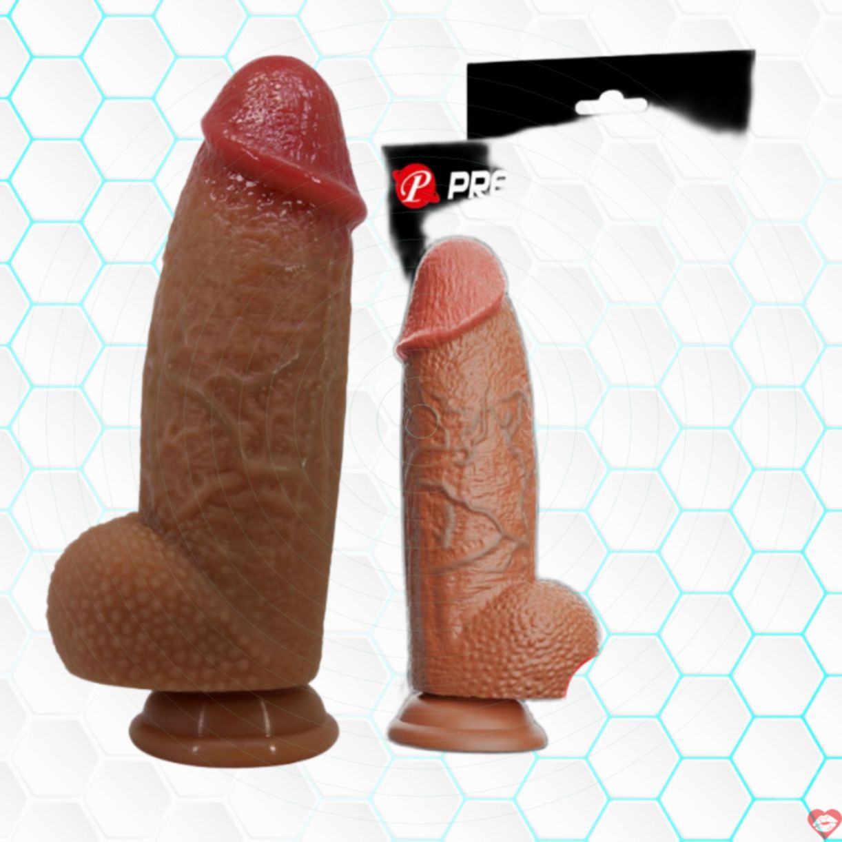 Dương vật silicon Prettylove Archille size lớn siêu thật hot 