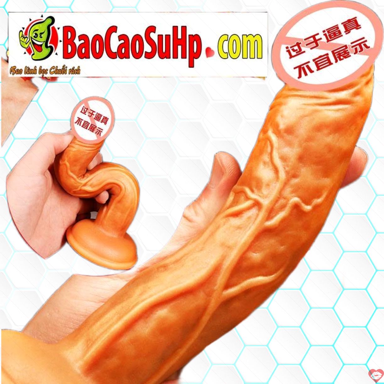 Dương vật giả Jiuai silicone mềm mại chân thực nâng cao cảm giác 