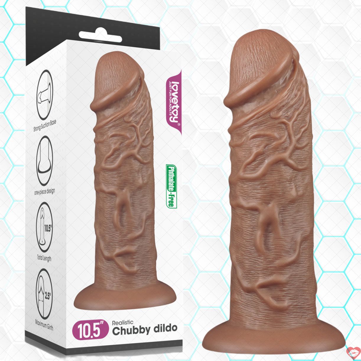 Dương Vật Giả Khủng Mềm Mịn Siêu Thật Lovetoy Chubby Mỹ 