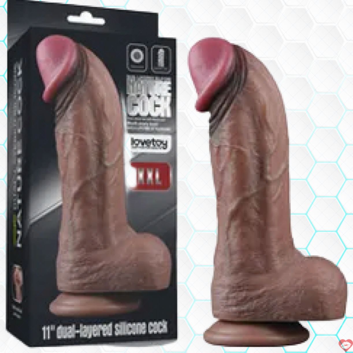 Lovetoy Layered Nature XXL silicon mềm mại kích thích cực đỉnh 