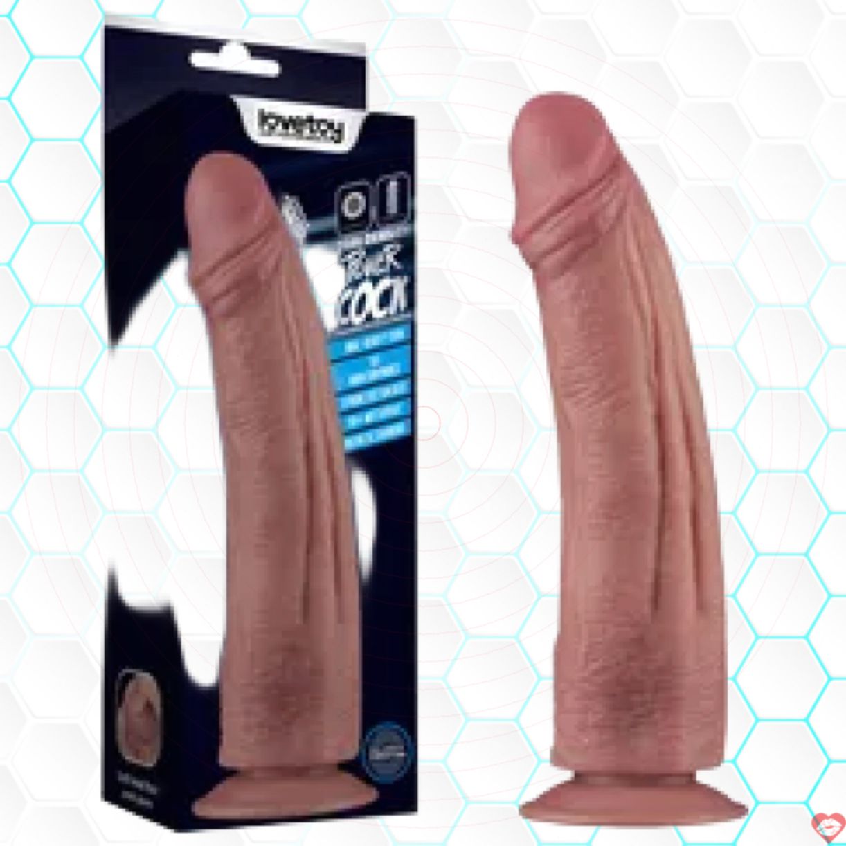 Lovetoy Dual Density dương vật giả siêu mềm, kích thích đỉnh cao 