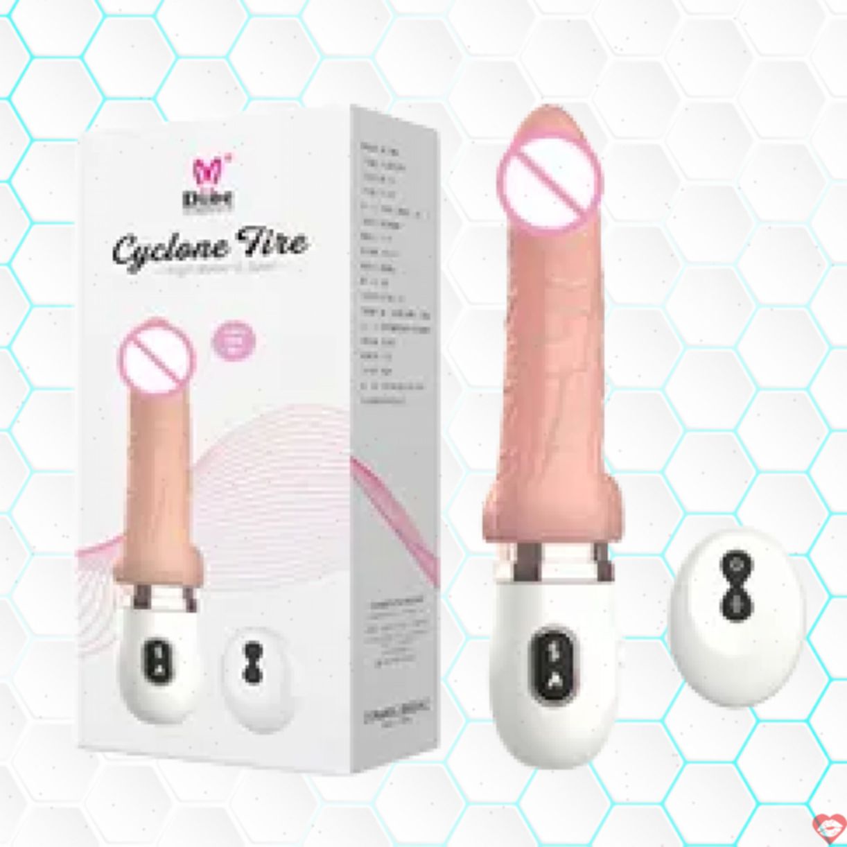 Dương vật giả Dibe điều khiển từ xa có nhiệt cực phê kích thích 