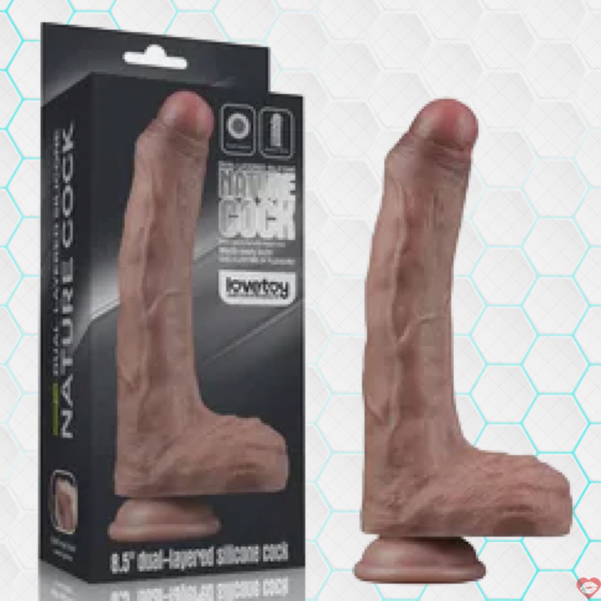 Dương vật giả Lovetoy 17cm siêu mềm mịn 2024 bán chạy 